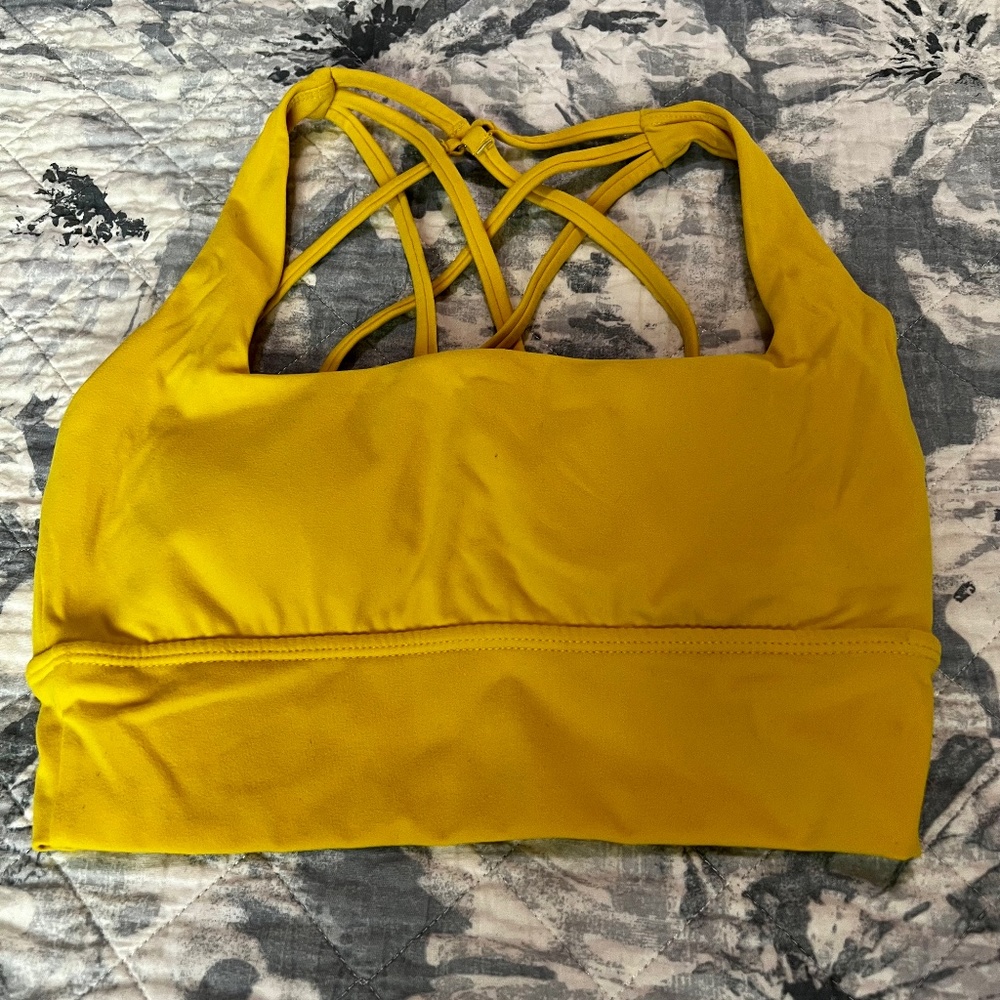 Buffbunny XS Revolution Bra in Golden Hour Yellow